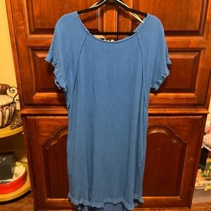 Blue cotton dress   Never been worn